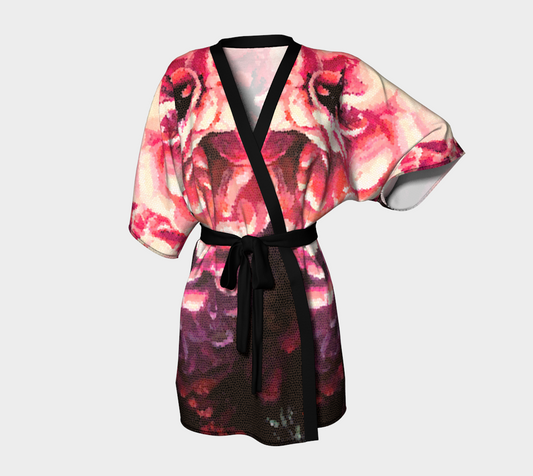 Kimono Robe - Flower Petals