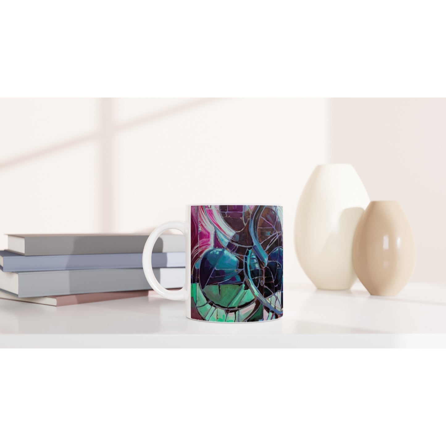 CERAMIC MUG 11oz - ruby mint Twilight