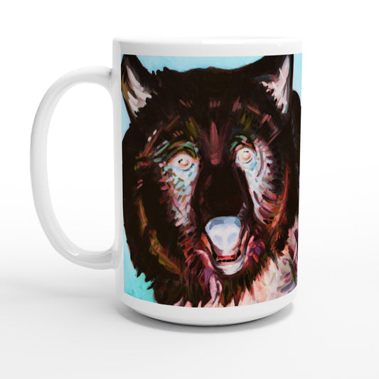 CERAMIC MUG 15oz - summer Bear