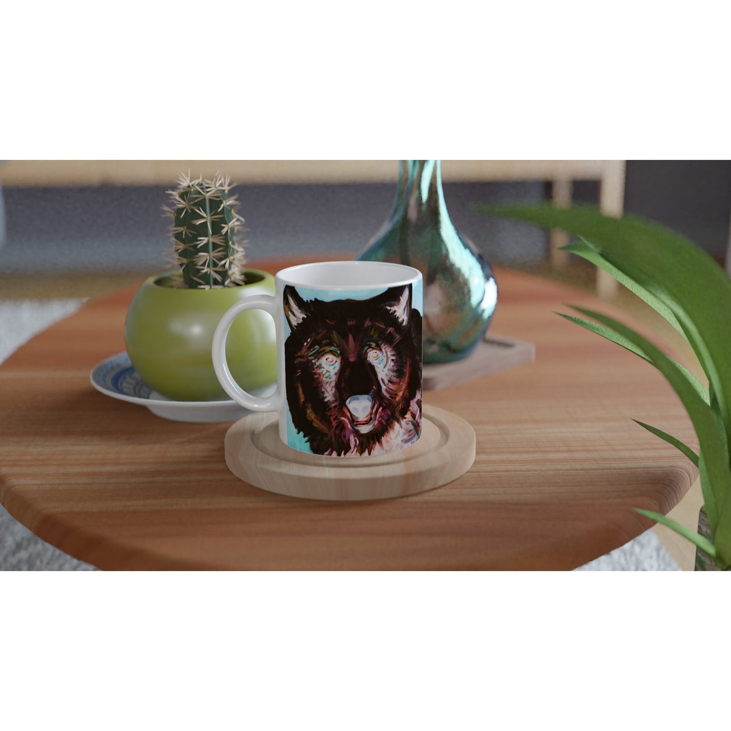 CERAMIC MUG 11oz - summer Bear