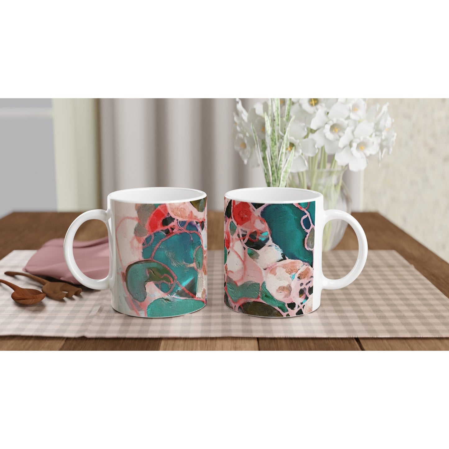 CERAMIC MUG 11oz - morning Blossoms