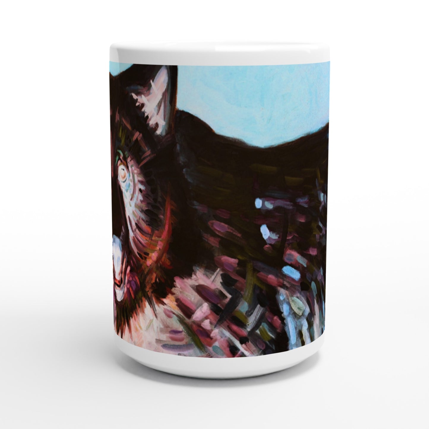 CERAMIC MUG 15oz - summer Bear