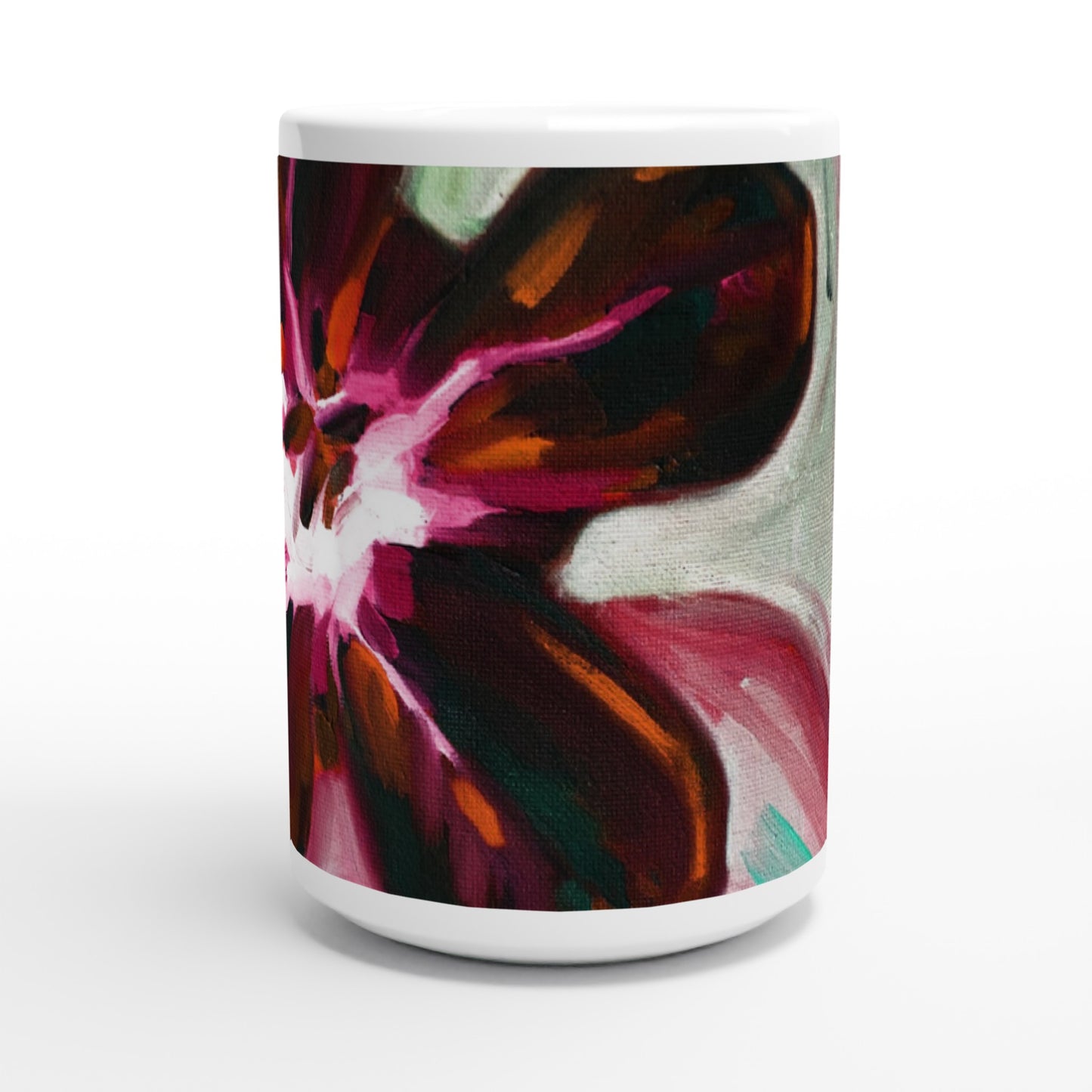 CERAMIC MUG 15oz - winter Roses